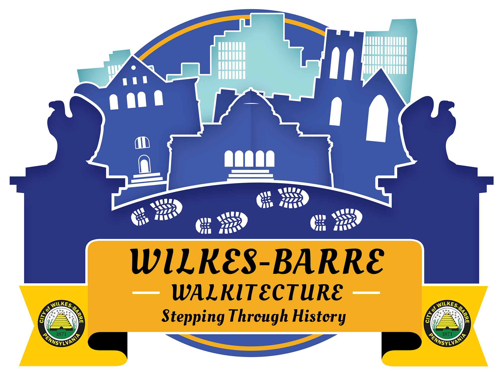 Wilkes-Barre Walkitecture logo
